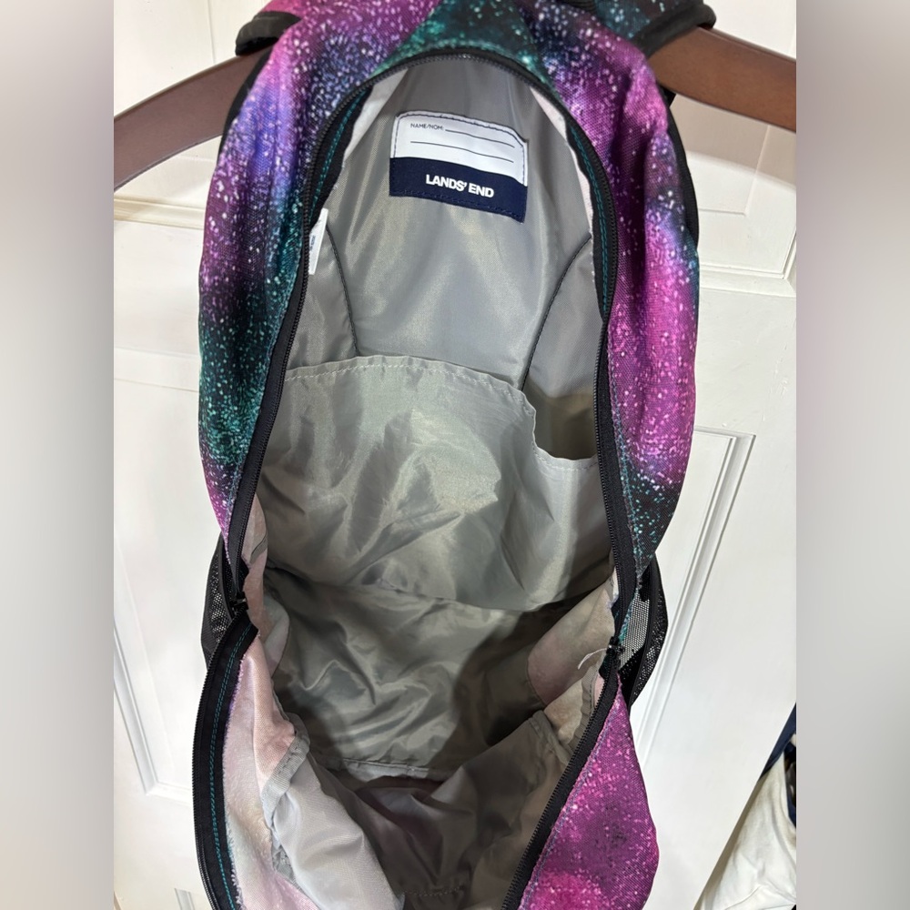 Lands' End ClassMate Backpack galaxy print - Picture 10 of 12